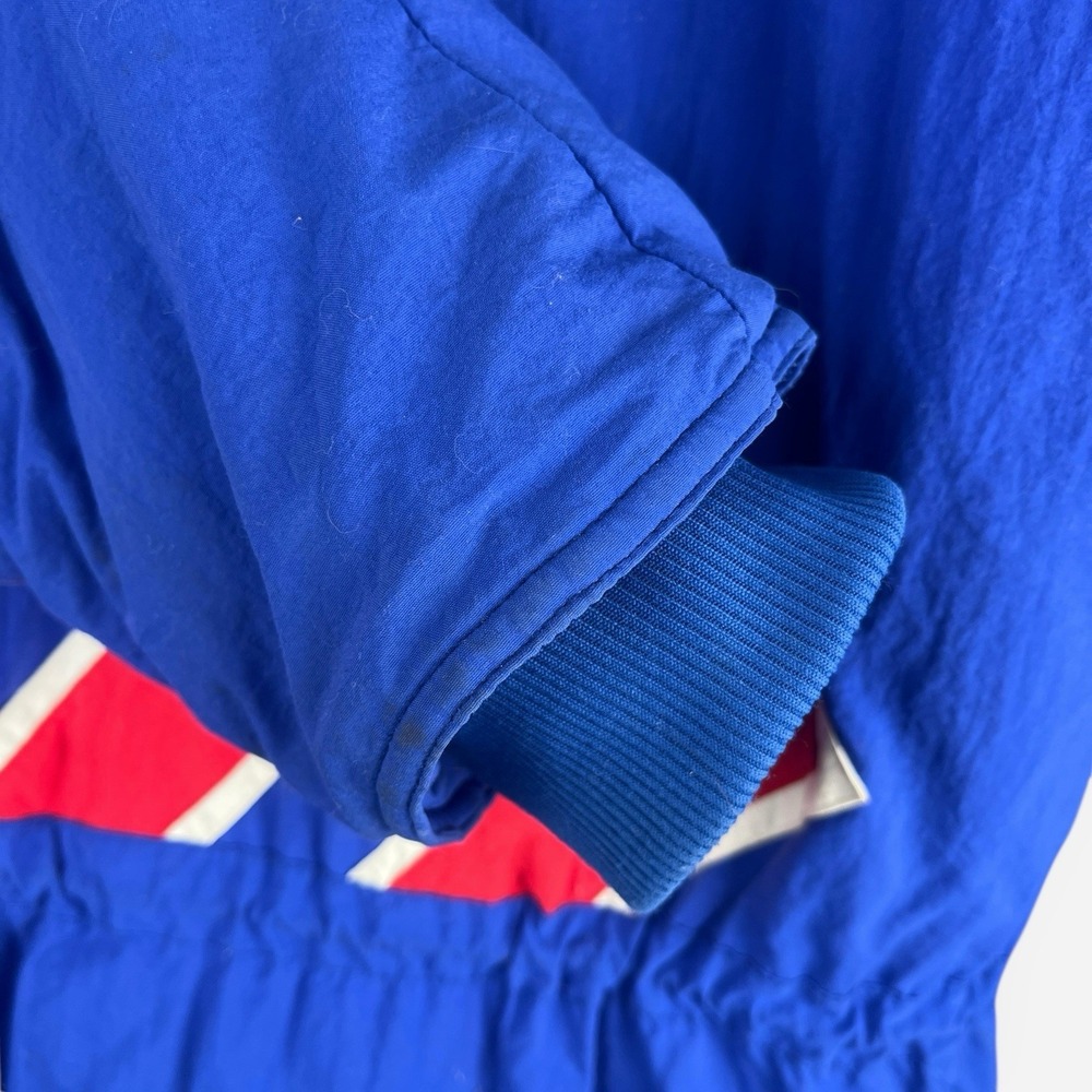 Vintage adidas USA Puffer Coat Red White Blue 3 Stripe‎ XL Team Olympics Soccer - Picture 6 of 12